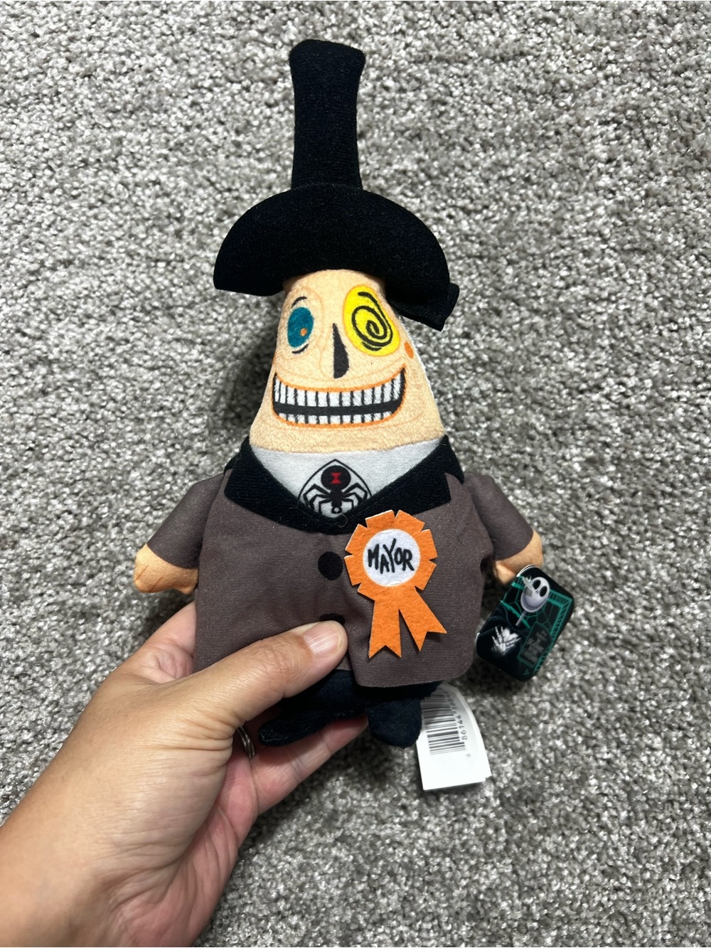 Nightmare Before Christmas Mayor Small Plush New With Tags